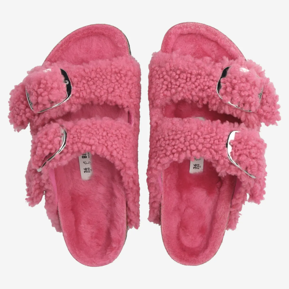 Damen Birkenstock Hausschuhe*Art.1025535 Arizona Big Buckle Teddy