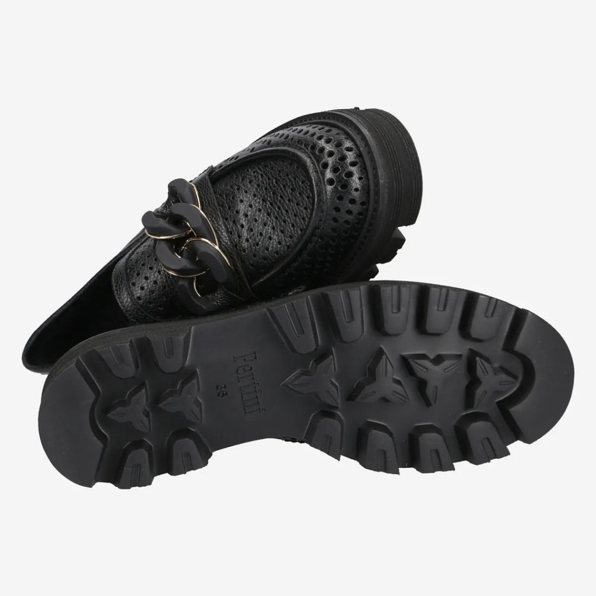 Damen Pertini Slipper & Mokassin*Art.32283 Black