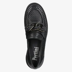 Damen Pertini Slipper & Mokassin*Art.32283 Black