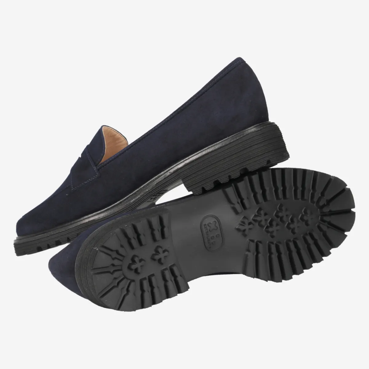 Damen Brunate Slipper & Mokassin*Art.11085 Blu