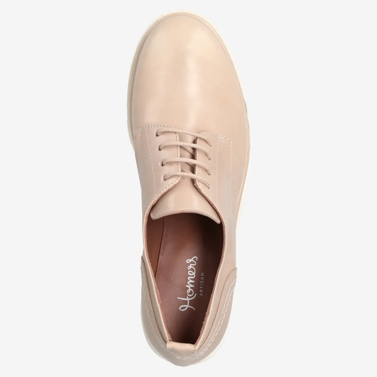 Damen Homers Schnurschuhe*Art.20521 Creme