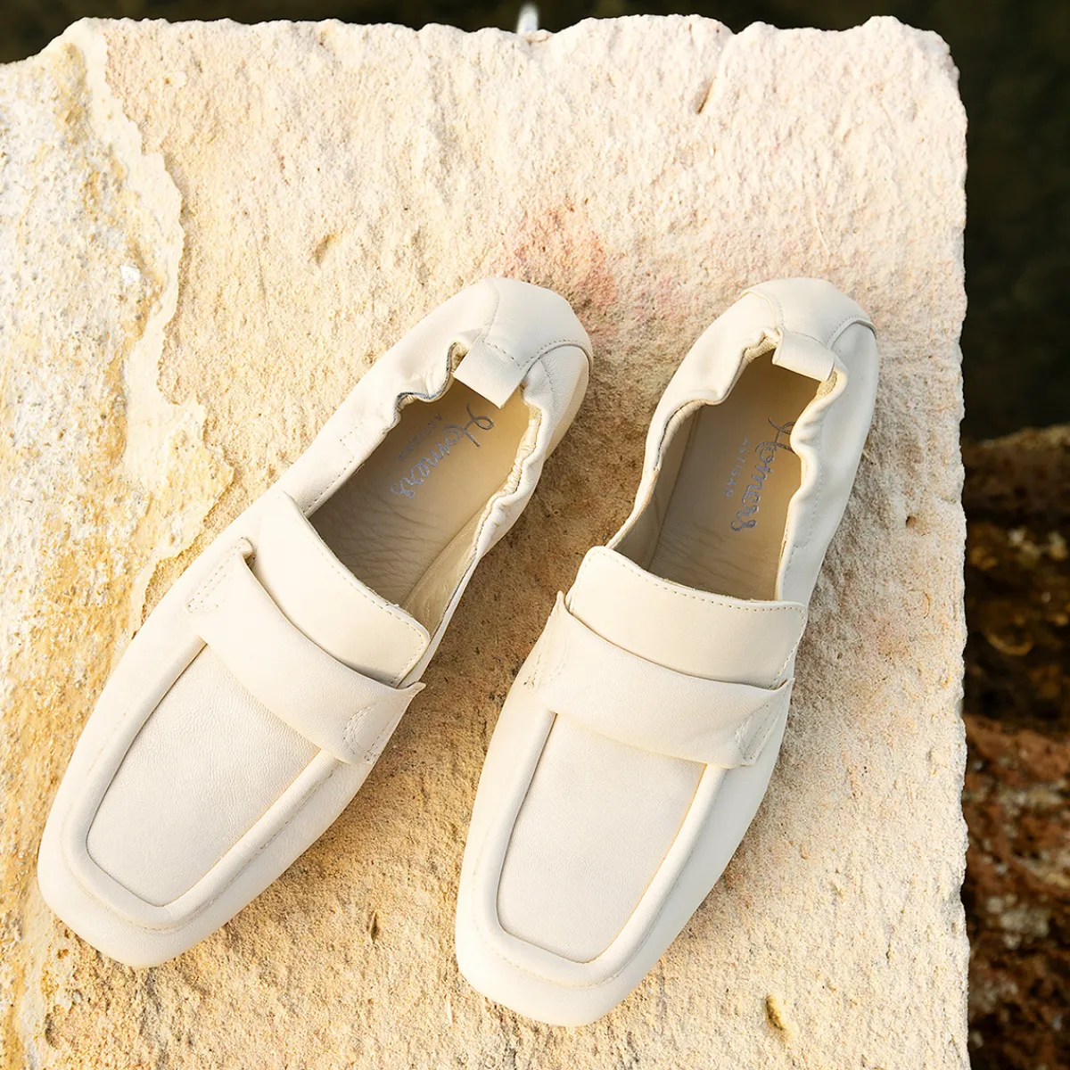 Damen Homers Slipper & Mokassin*Art.20979 Panna