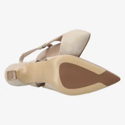 Damen Maripé Peeptoes & Slingpumps*Art.Johanna V.1 Ecru