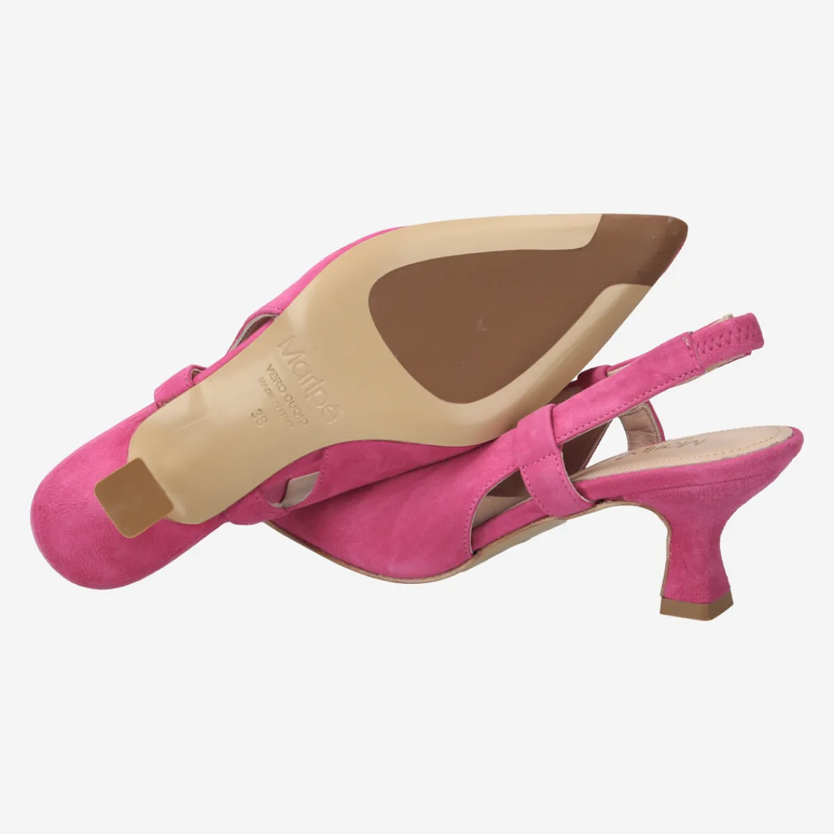 Damen Maripé Peeptoes & Slingpumps*Art.Johanna V.2 Fuxia