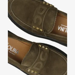 Damen Donna Carolina Slipper & Mokassin*Art.Mary Military 50.201.077-004
