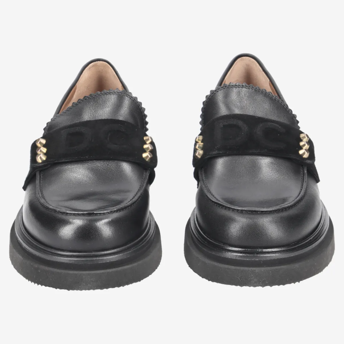Damen Donna Carolina Slipper & Mokassin*Art.Mary Nero 50.201.077-008