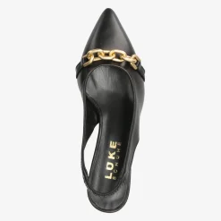 Damen Lüke Schuhe Peeptoes & Slingpumps*Art.Orchidea Nera