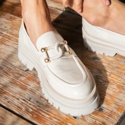 Damen Maripé Slipper & Mokassin*Art.Petra V.1 Avorio