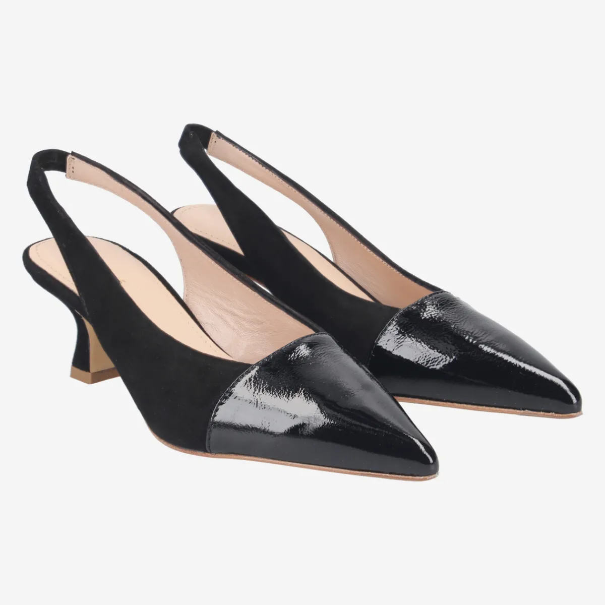 Damen Maripé Peeptoes & Slingpumps*Art.Thora V.5 Nero
