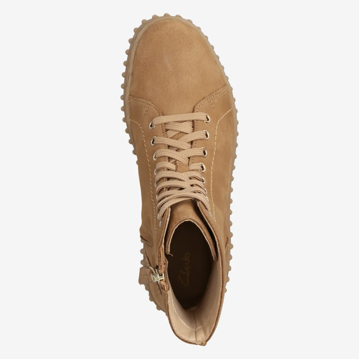 Damen Clarks Stiefeletten*Art.Torhill Rise Light Tan Nubuck 26171067 4